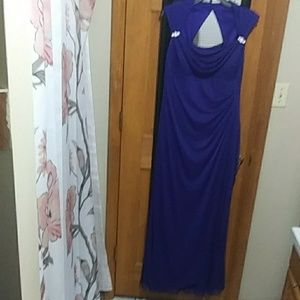 Dark Blue Evening Gown